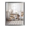 Woody Deluxe Solid Wood Picture Frame 18 x 24 cm, Silver Patina, White Background, Anti-Glare Acrylic Glass view 1