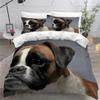MEVASA Boxer Dog 3-Piece Microfiber Duvet Cover Set, 200 x 200 cm view 1
