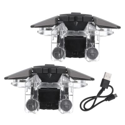 QUARKZMAN Mobile Game Triggers, 1 Pair, Six-Finger Linkage, Type-C, for 4.7–6.5-inch Phones