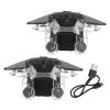 QUARKZMAN Mobile Game Triggers, 1 Pair, Six-Finger Linkage, Type-C, for 4.7–6.5-inch Phones view 1