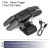 QUARKZMAN Mobile Game Triggers, 1 Pair, Six-Finger Linkage, Type-C, for 4.7–6.5-inch Phones view 3