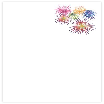 New Year's Eve Letterhead DIN A4 - Sylvester Party Paper - 20 Sheets - Design No. 009 | 200 g/m²