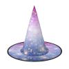 Halloween Witch Hat for Women with Starry Print view 1