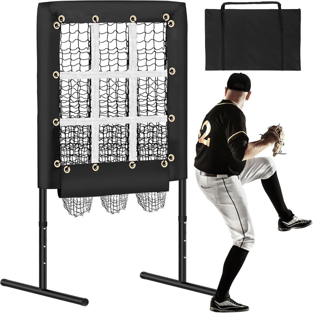 Rengue 9-Hole Pitching Net Baseball Trainer