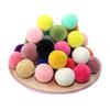 SYSUII 10-Pack Colorful 2 cm Faux Fur Pom Poms, Pink view 2