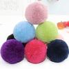SYSUII 10-Pack Colorful 2 cm Faux Fur Pom Poms, Pink view 3