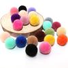 SYSUII 10-Pack Colorful 2 cm Faux Fur Pom Poms, Pink view 4