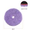 sourcing map 2-Pack 6-Inch Lambswool Polishing Pads, Purple view 2