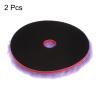 sourcing map 2-Pack 6-Inch Lambswool Polishing Pads, Purple view 3