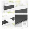 Estika Thermal Pleated Blind with Drilling, 30 x 100 cm, Anthracite view 3