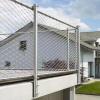 PFCDZDU Stainless Steel Wire Rope Mesh, Plant Climbing and Safety Net, Silver, 8 cm Mesh, 2 x 10 m view 3