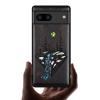 Carveit Wooden Case for Pixel 8, Dark Wood Falls Landscape view 1