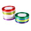 Amosfun Wide Polyester Silk Ribbon for Gift Wrapping, Crafts, Sewing, Floristry, and Wedding Decor, Sea Green view 1