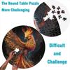 1000-Piece Extra-Large Black Swamp Dragon Spherical Jigsaw Puzzle, Recycled Cardboard, 67.5 x 67.5 cm view 3