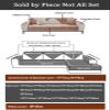 Plush Sofa Cover for 1/2/3/4-Seater Sofas, White, Non-Slip view 2