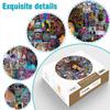 Graffiti Art Puzzle, 1,000 Pieces, for Adults, Round Cardboard Puzzle, 26.5 x 26.5 in view 2