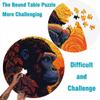 Gorilla Art Style 1000-Piece Extra-Large Spherical Jigsaw Puzzle, Premium Recycled Board, 67.5 x 67.5 cm view 3