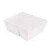 Garcia de Pou 50 American-Style Boxes, 2 Compartments, "Thepack," 900 + 450 mL, 230 + 12 PP g/m², 15.2 x 12.1 x 6.5 cm, White, Nano-Micro Corrugated Board view 1