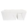 Garcia de Pou 50 American-Style Boxes, 2 Compartments, "Thepack," 900 + 450 mL, 230 + 12 PP g/m², 15.2 x 12.1 x 6.5 cm, White, Nano-Micro Corrugated Board view 3