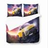 WHUOEUCO Yellow Sports Car Duvet Cover Set, 135 x 200 cm view 4