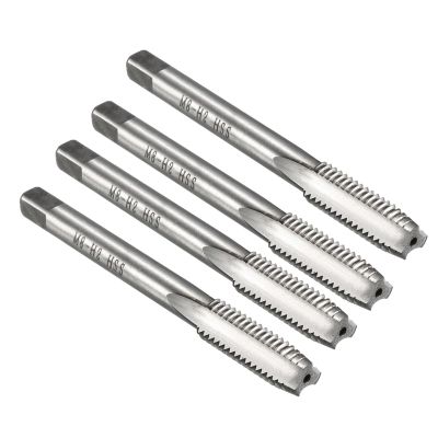 Sourcing Map 4-Piece M8 x 1.25 H2 HSS Machine Taps