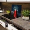 SMTDeco Cooktop Cover 80 × 52 cm, Tempered Glass, Scratch-Resistant, Abstract Gold view 3