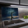 SMTDeco Cooktop Cover 80 × 52 cm, Tempered Glass, Scratch-Resistant, Abstract Gold view 4
