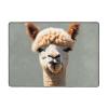 Alpaca Avatar Rectangular Floor Mat Rug, Non-Slip Modern Rug, 203 x 148 cm, for Living Room, Bedroom, Office & Outdoor view 1