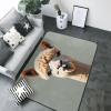 Alpaca Avatar Rectangular Floor Mat Rug, Non-Slip Modern Rug, 203 x 148 cm, for Living Room, Bedroom, Office & Outdoor view 3