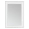 CLAMARO Otto Baroque Wall Mirror, Solid Spruce Wood, 45 x 95 cm, Matte White view 1