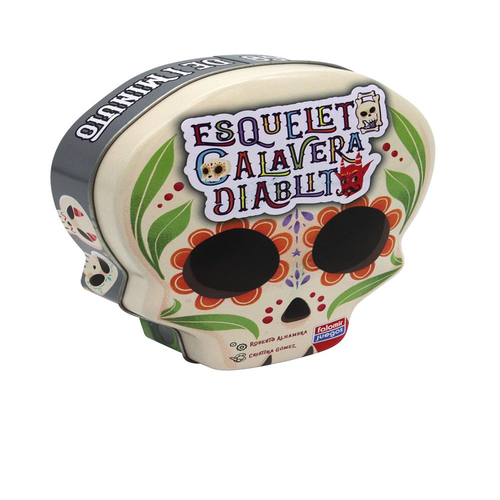 Falomir Skeleton, Skull and Devil | Strategy and Decision-Making Game | for 2 to 6 Players (Ages 8+)