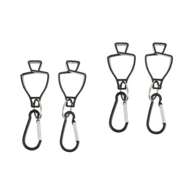 Hemobllo 4-Piece Glove Clip Belt Clips for Towels, Sunglasses, and Work Gloves, Practical Outdoor Hangers, Rust-Resistant