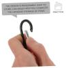 Hemobllo 4-Piece Glove Clip Belt Clips for Towels, Sunglasses, and Work Gloves, Practical Outdoor Hangers, Rust-Resistant view 4