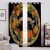 WIKINGER Halloween Pumpkin Blackout Curtains, 2-Piece Set, 220 x 215 cm view 3
