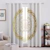 WIKINGER 3D Grommet Blackout Curtains, 2-Piece Set, 200 x 200 cm view 3