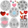 Sijiangmold Valentine’s Day Silicone Fondant Molds, 6-Piece Set view 1