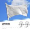 Yardwe 4-Piece Aluminum Alloy Flagpole Rings, Rotating Mounting Rings for Easy Use, Preventing Wrapping and Ensuring Smooth Flag Movement view 4