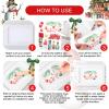 Lincia 10-Sheet Christmas Transfer Stickers for Crafts and Furniture, Snowman, Vintage Reindeer and Gnome, 15 x 30 cm (Casual) view 4
