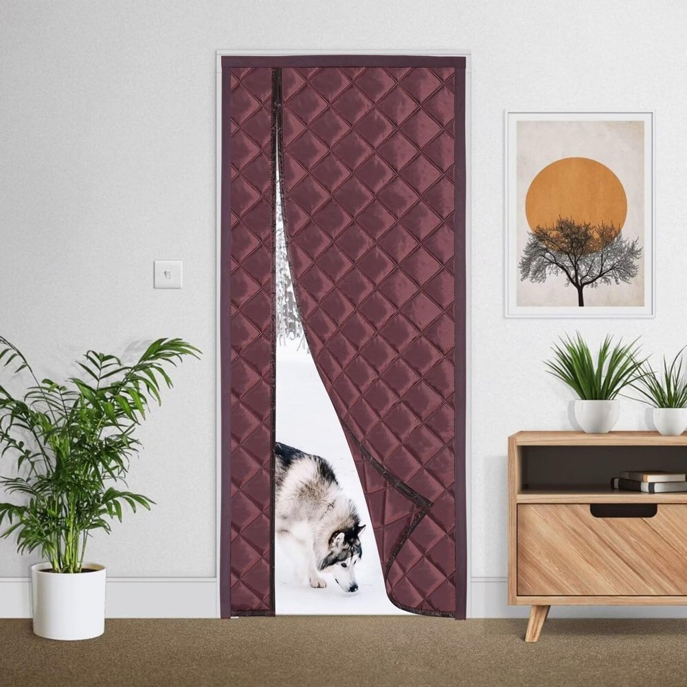 AQKaki Magnetic Thermal Insulated Door Curtain