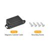 QUARKZMAN 6-Pack Magnetic Cabinet Door Catches, Stainless Steel, Black view 3