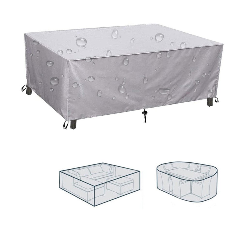 LSYALUCK Patio Furniture Cover, 600D Oxford Fabric, Waterproof, Windproof, UV-Resistant, 170 x 80 x 70 cm