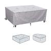 LSYALUCK Patio Furniture Cover, 600D Oxford Fabric, Waterproof, Windproof, UV-Resistant, 170 x 80 x 70 cm view 1