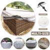 LSYALUCK Patio Furniture Cover, 600D Oxford Fabric, Waterproof, Windproof, UV-Resistant, 170 x 80 x 70 cm view 4
