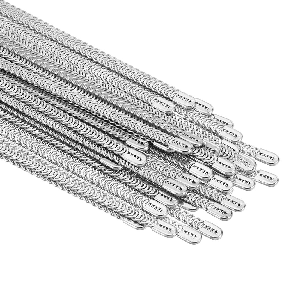 PATIKIL 11-Inch Spiral Steel Corset Boning, 36-Pack, Silver