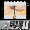 SDLLG Transparent PVC Tarpaulin, 600 g/m², Waterproof, H3 m × L4.4 m, White view 2