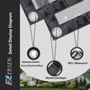 Ezcasch Clear Waterproof Tarp, 3.8 x 4.1 m, 420 g/m², 0.35 mm view 2