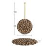 OPSREY Funny Leopard Print Christmas Ceramic Ornament view 4