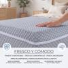 Degrees home Teide Mattress Protector with Zipper, 105 cm, Gray view 2