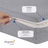 Degrees home Teide Mattress Protector with Zipper, 105 cm, Gray view 4