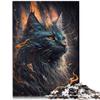 Maine Coon Cat Puzzle for Adults, 1,000-Piece Wooden Puzzle, Home Decor, 19.7 x 29.5 in view 1